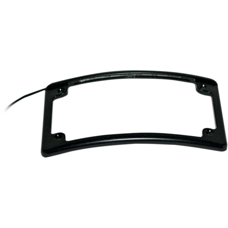 LED LIC/PLATEFRAME BLK