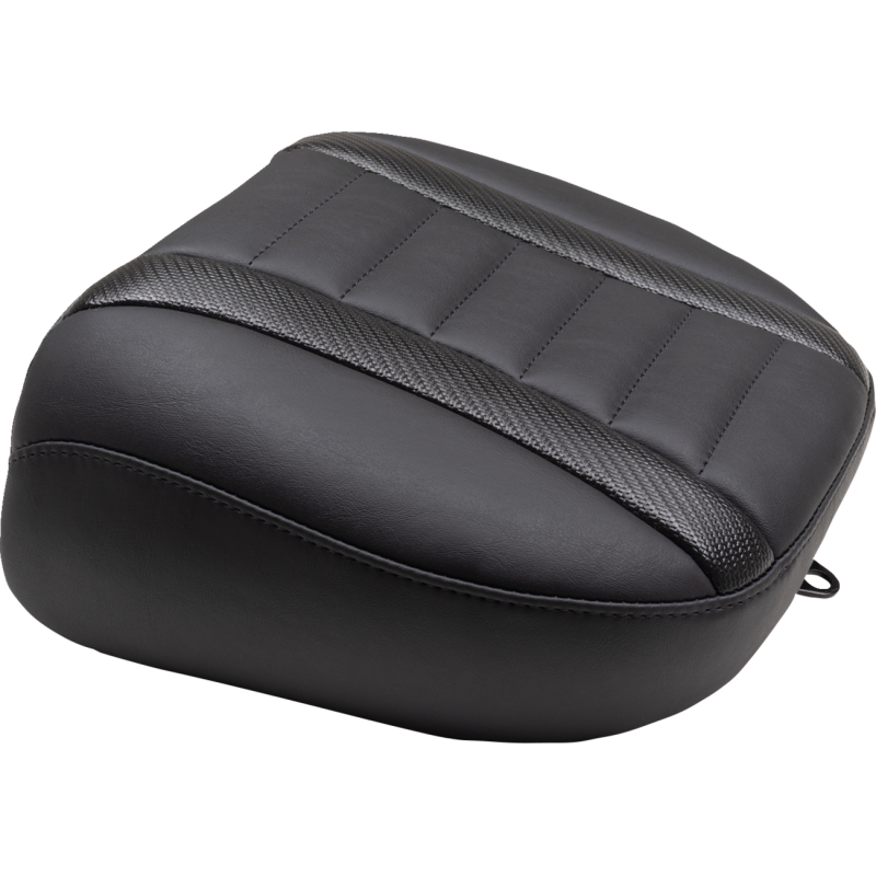 Deluxe Touring Pass Seat-Black-C.Fiber Inlay-FLH/FLT 23-24