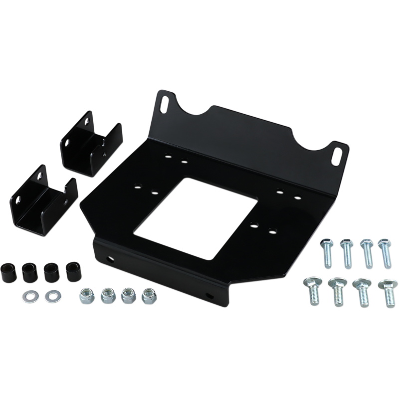 WINCH MOUNT MUD UTV POL