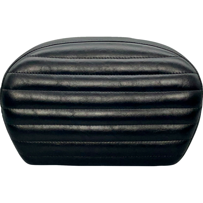 SISSY BAR PAD LARGE PLEATED SHINY