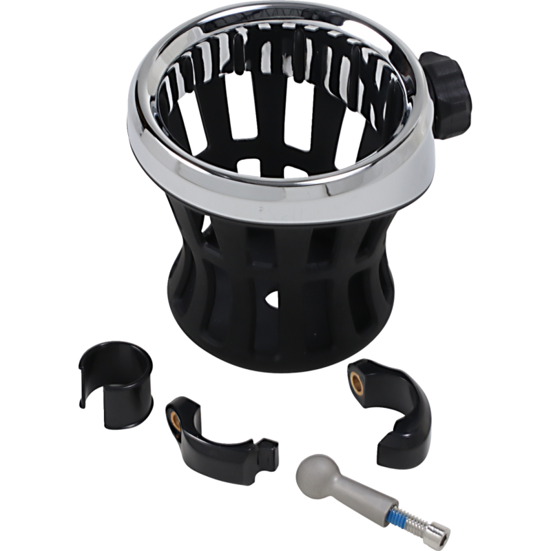 Drink Holder BLK W/ 7/18" & 1" MOUNT