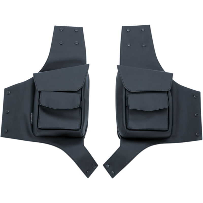 97-19H-D TOURING S/BAG POUCHES, BLK PN 5289