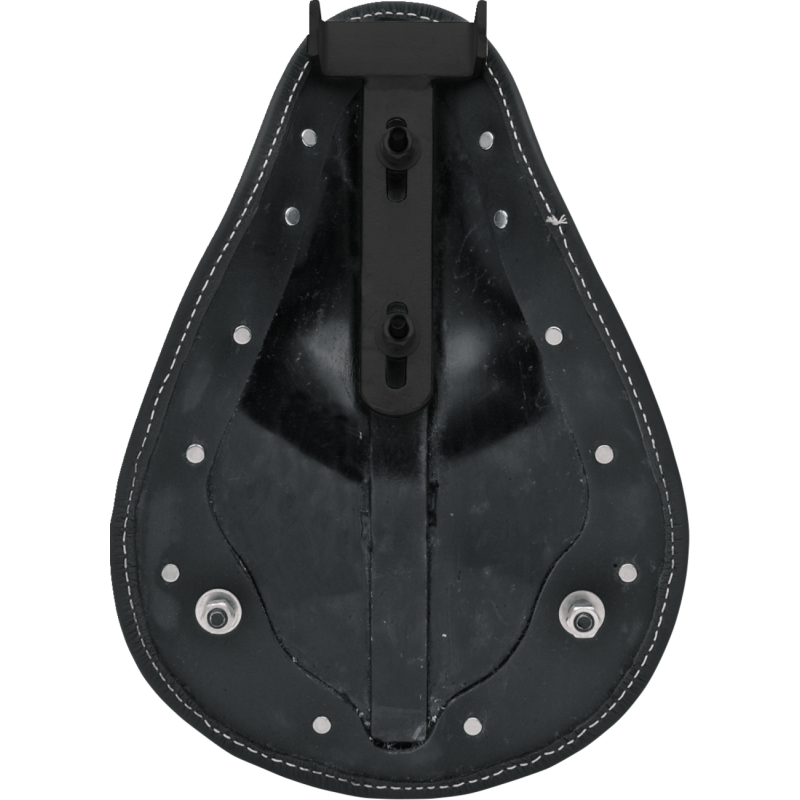 SM LOW SOLO SEAT BLK W/ WHITE STITCH
