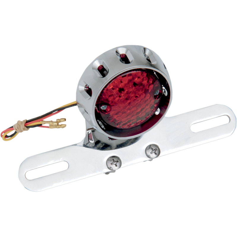 BOBBER LED T/LIGHT& LIC BRKT CHR