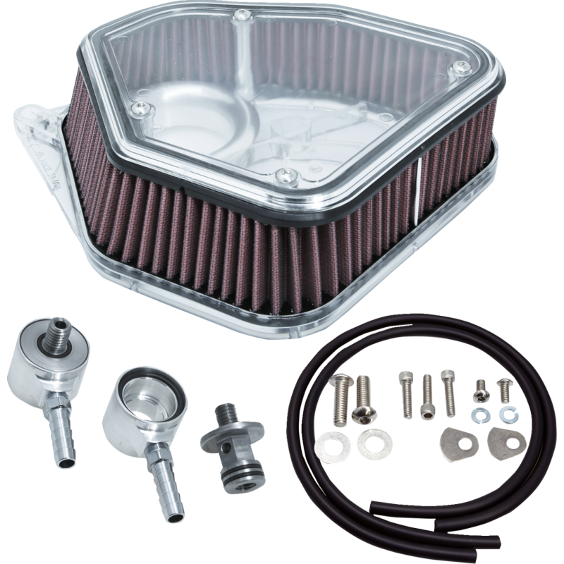 Air Cleaner - Boom Box - 1.8" - Clear - M8