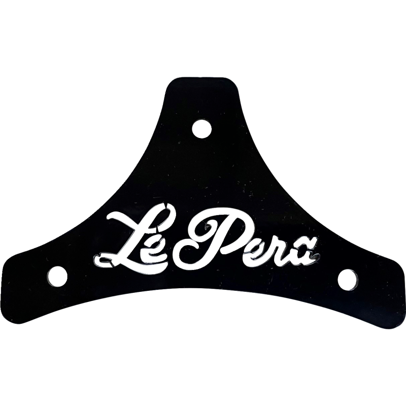PLATE SISSY BAR LP SCROLL