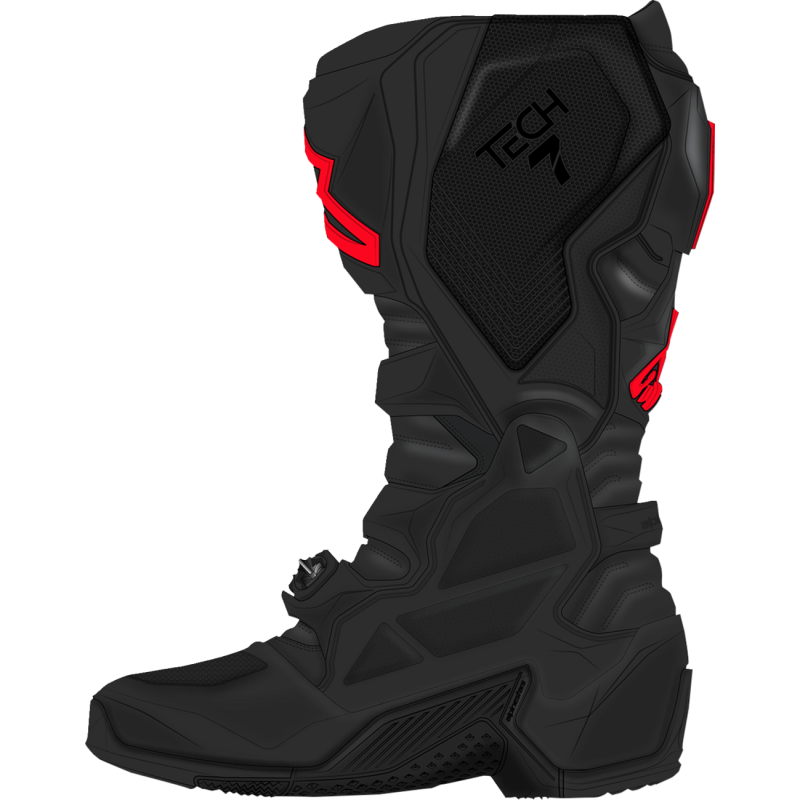 BOOT TECH 7 (25)BK/RED FLUO 8