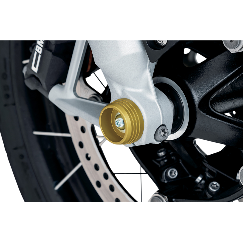 LODESTAR FRT AXLE SLIDERS FOR BMW R 1200&1250, GLD PN 3801