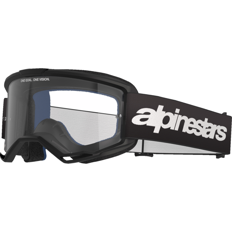 GOGGLE VISION 3 WORDMARK BLK CLEAR