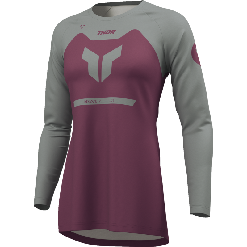 JERSEY WMN RIDEMODE MENACE PUR/GY M