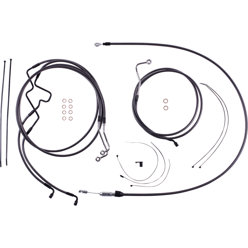 KARBONFIBR  Handlebar Installation Kit - 8" -21-23 FLTR