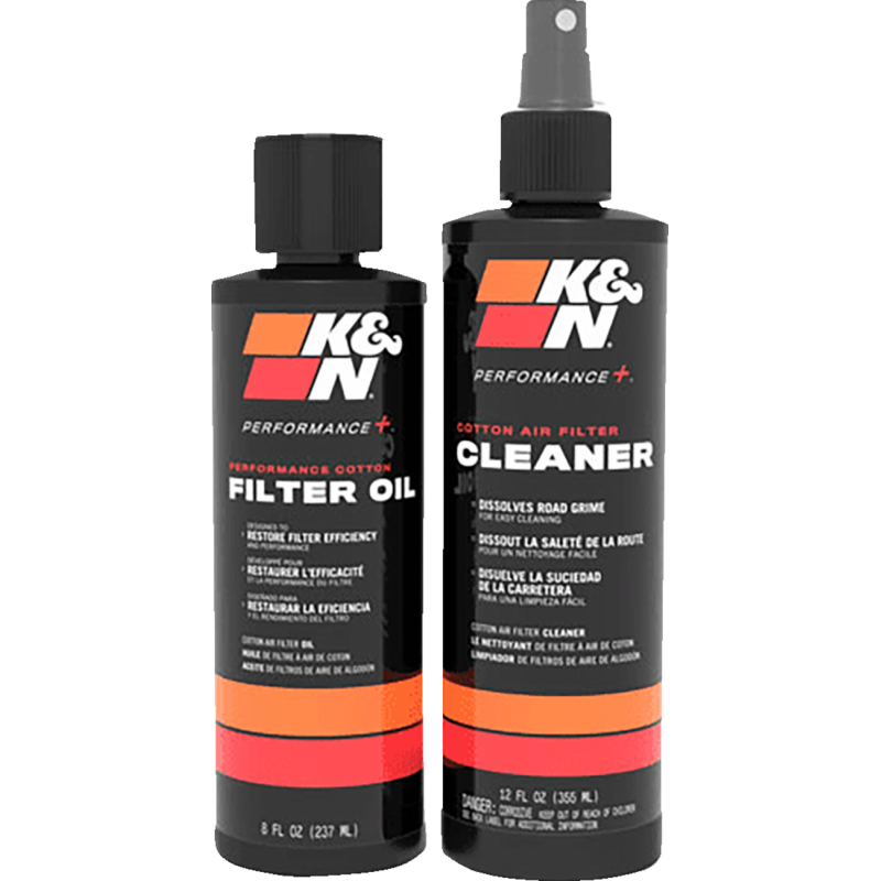 K & N FILTER RECHARGER KIT BLACK