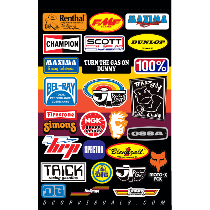 DECAL SHEET THROWBACK