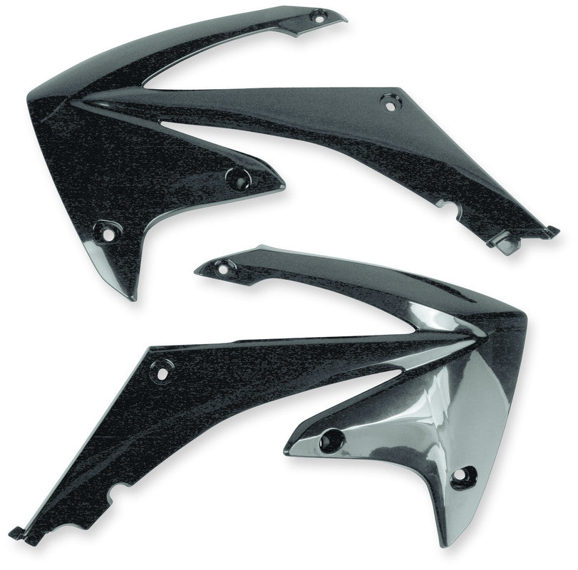 CRF 450 10-13 RAD COVER BLACK