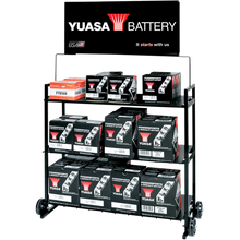 DISPLAY,YUASA BATTERY RACK