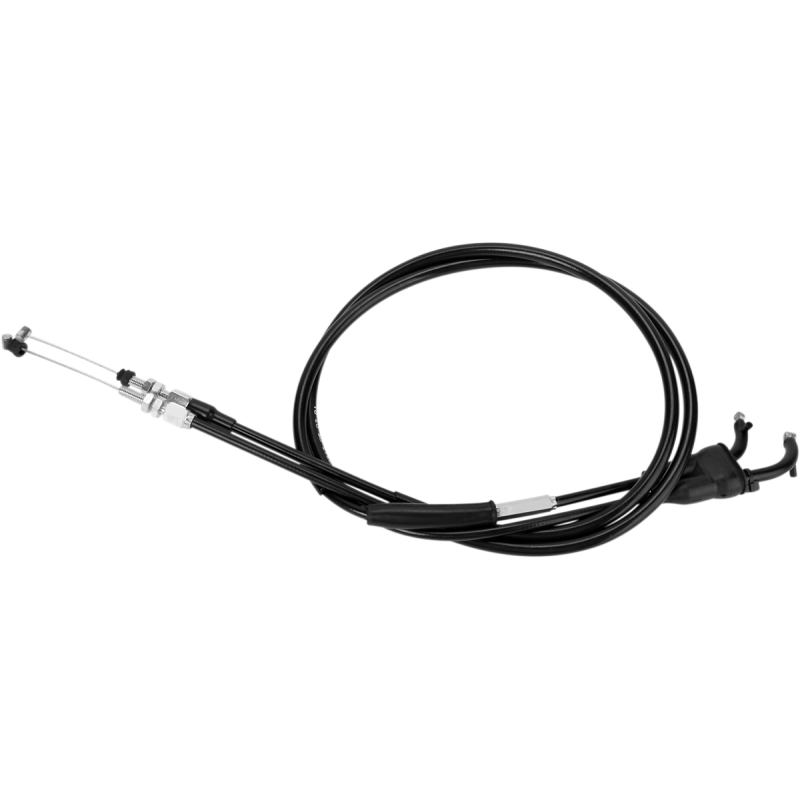 THROTTLE CABLE PUSH-PULL BLACK VINYL SET