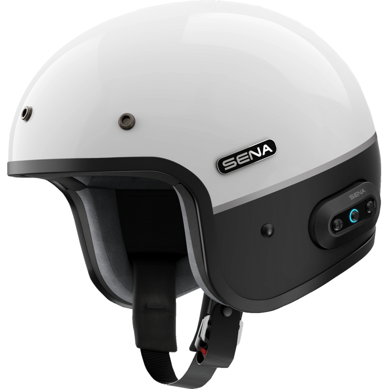 SURGE OPEN-FACE MESH GLOSSY WHITE/MATTE BLACK L