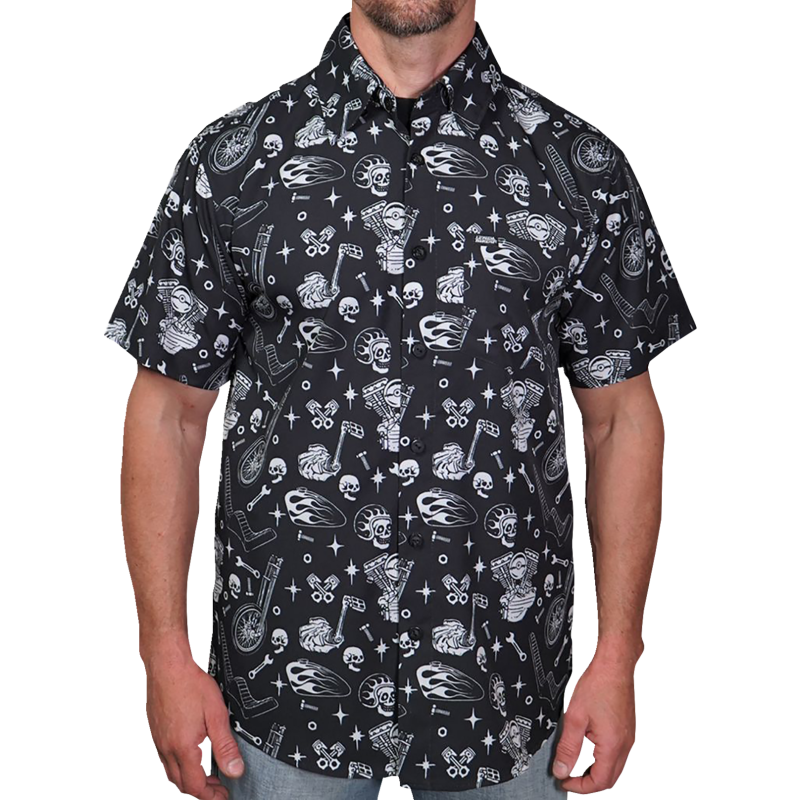 SHIRT CHOPSHORT BLK 3X