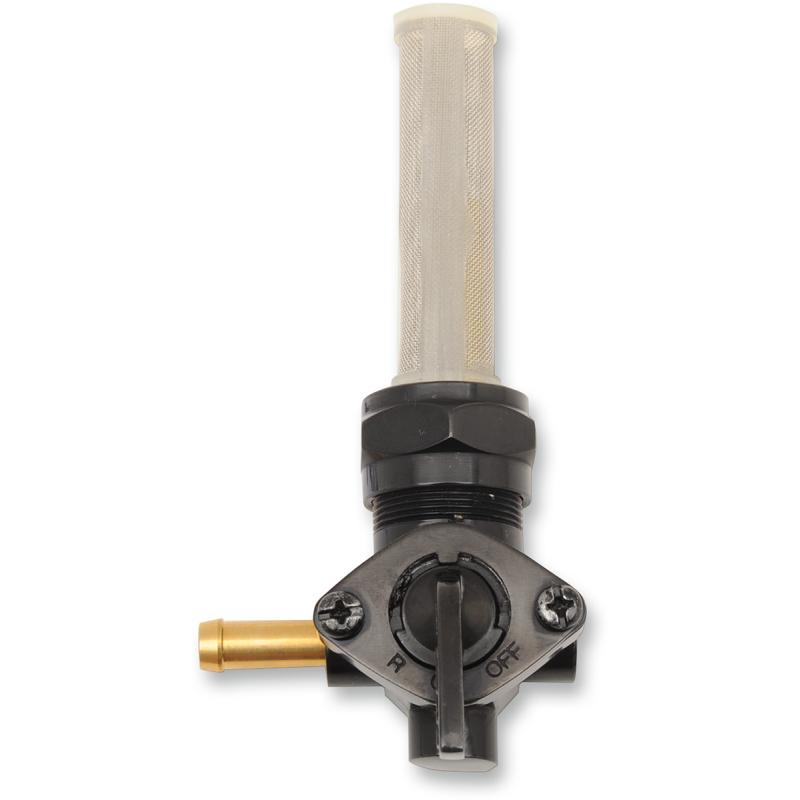 PETCOCK BLK 22MM LEFT