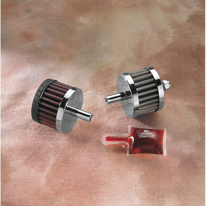 C/C VENT FILTER W 3/8"NIPP NO STUD K&N