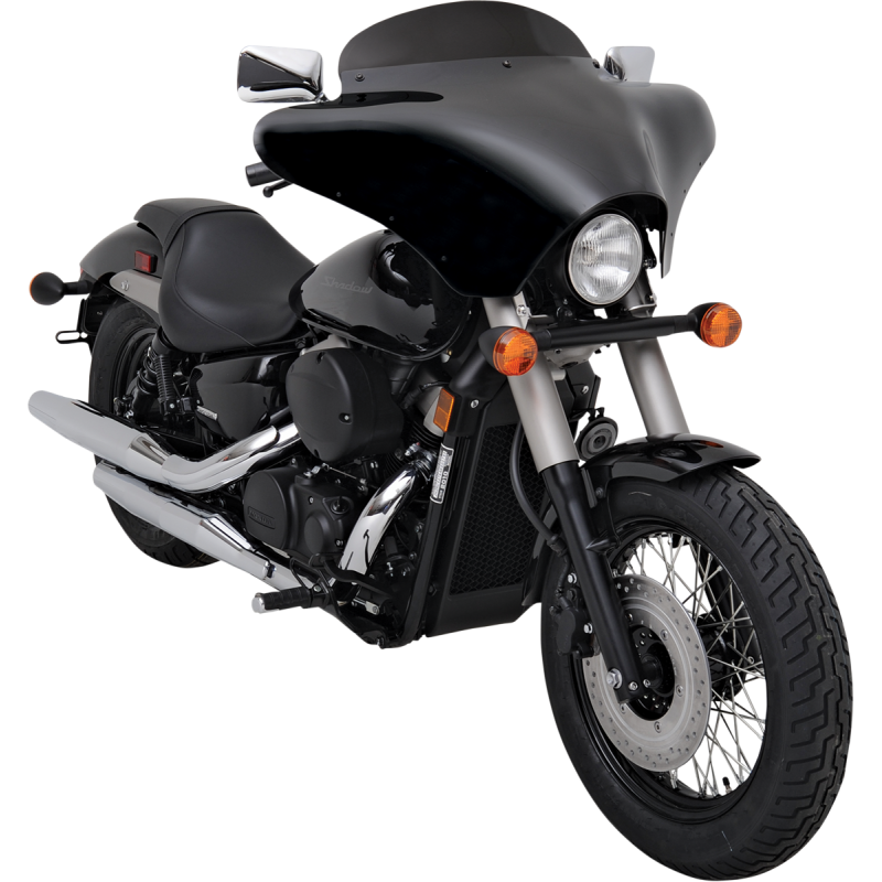 5" BATWING WINDSHIELD BLACK