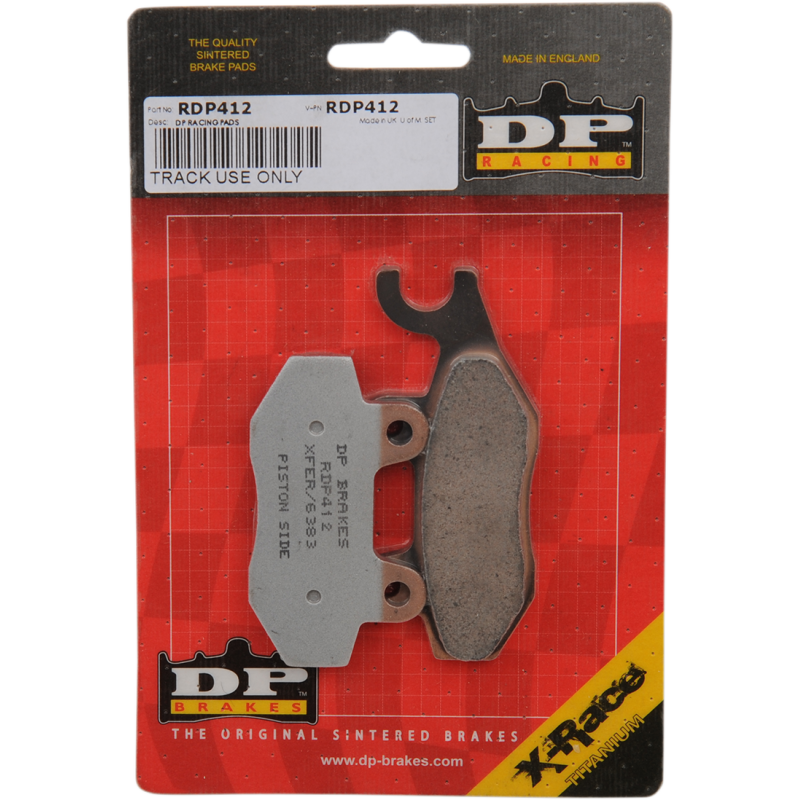 RDP412 RACE COMPOUND BRAKE PAD SET