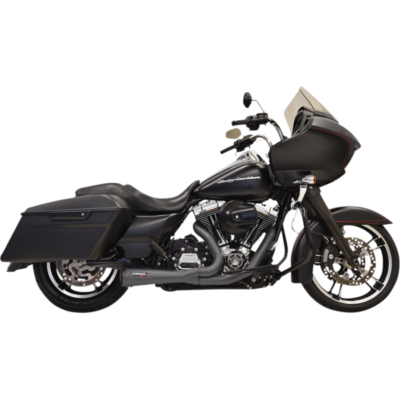 95-16 T/C EXHAUST 2:1 SHORT BLACK