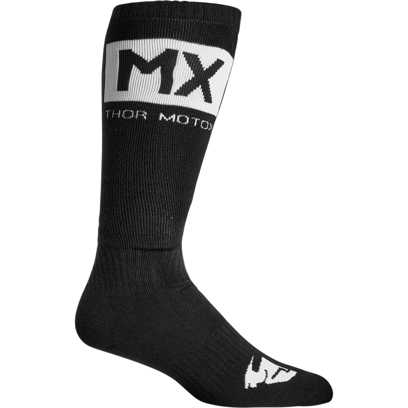 SOCK YTH MXSOLID B/W 1-6