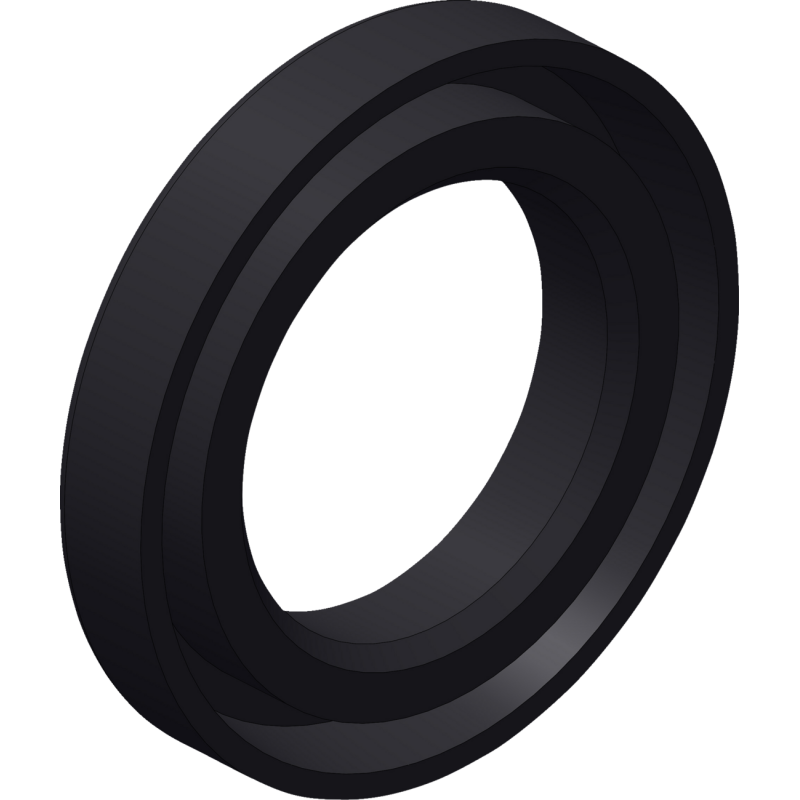 REPLACEMENT SHAFT SEAL - TIGER TAIL - BLACK