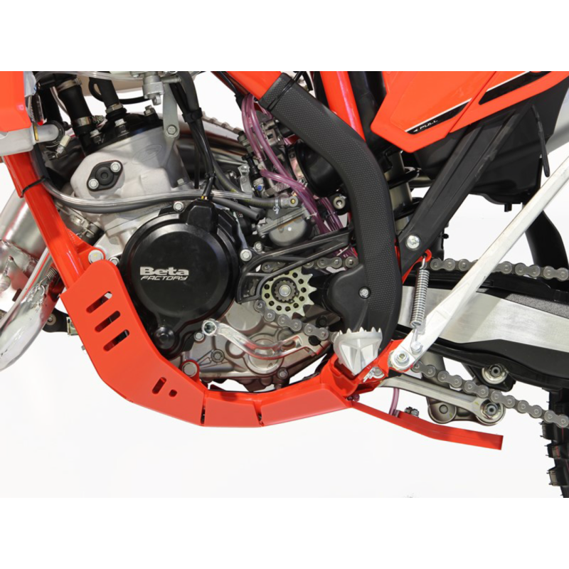 XTR SKIDPLATE 8MM BETA 125-200RR RED
