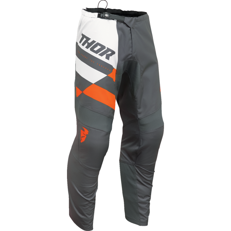 PANT SECTOR CHKR CH/OR 36