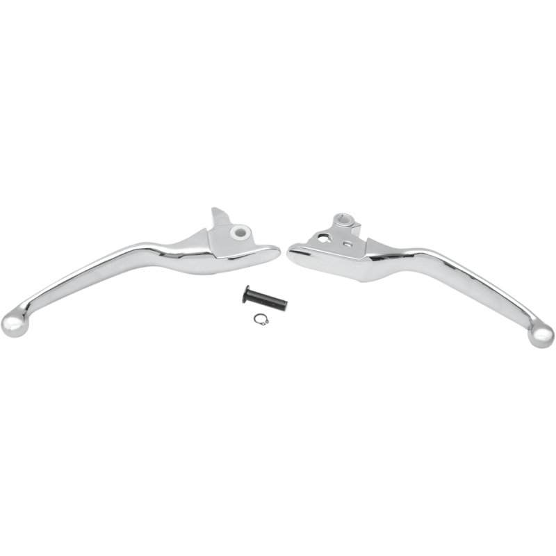 08-13 FLHT WIDE LEVER SET CHROME (PR)