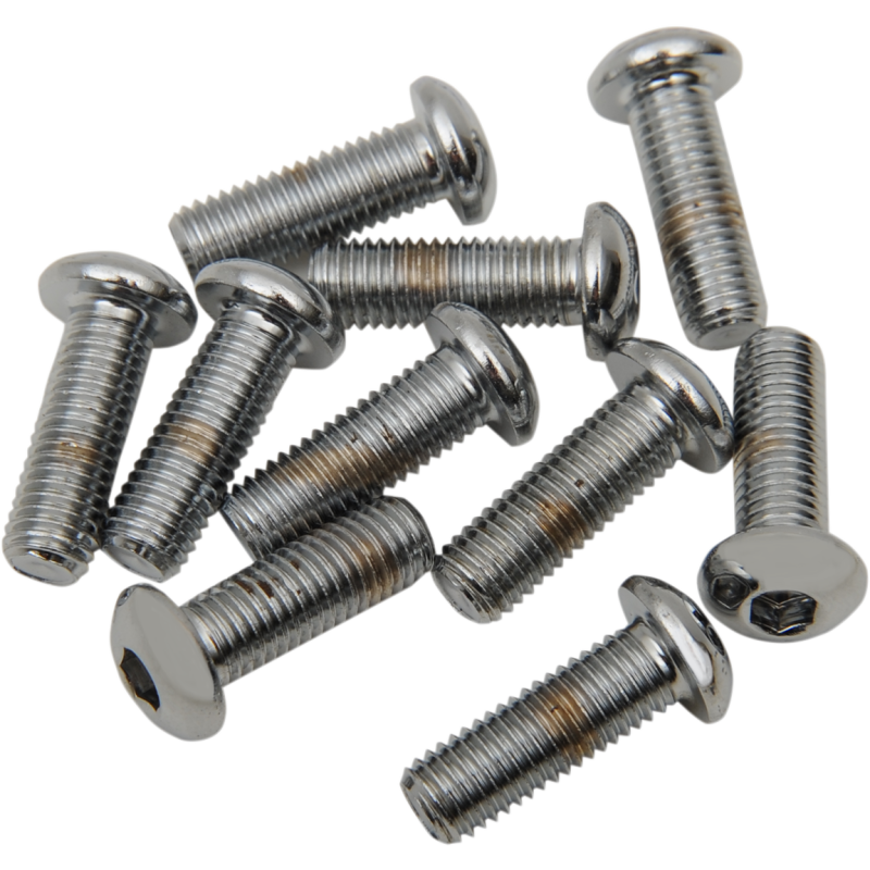 1/4-28*1 BUTTON HD SCREW(10)CY-CHROME
