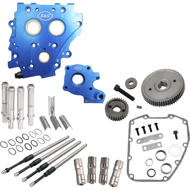 Cam Chest Kit w/o Cams Gear drive Oil cooled Chr P