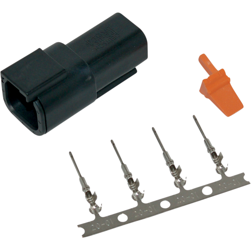 CONN KIT 4POS 74104-98BK