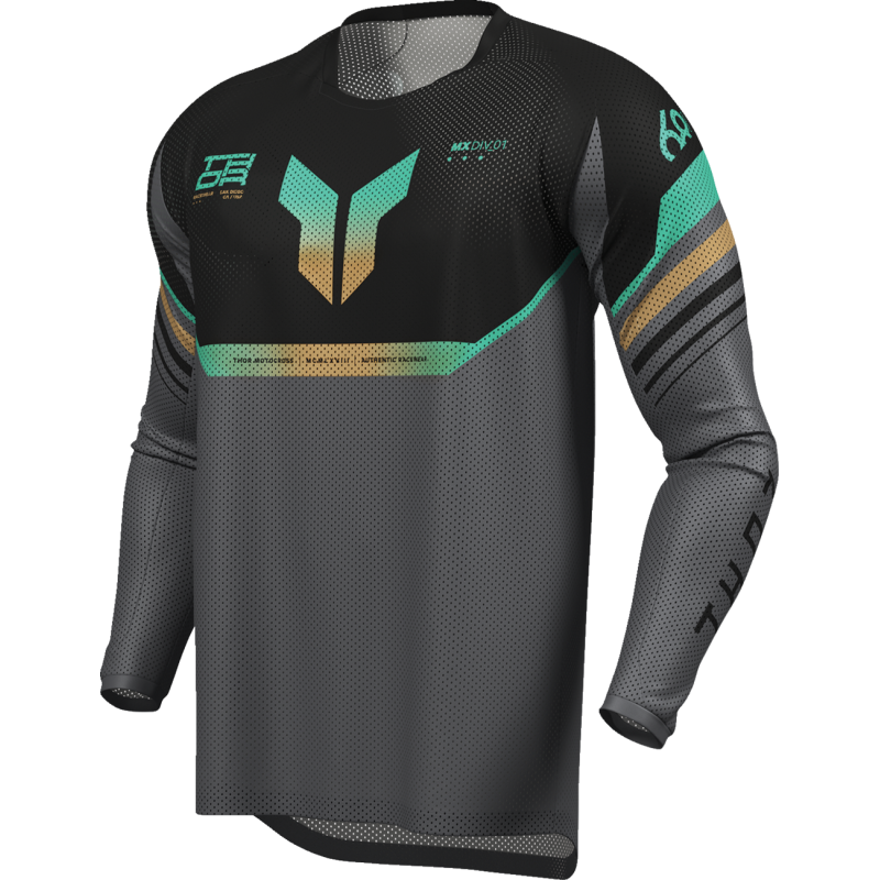 LAUNCHMODE-VENT RAPTOR JERSEY BLK/CH LG