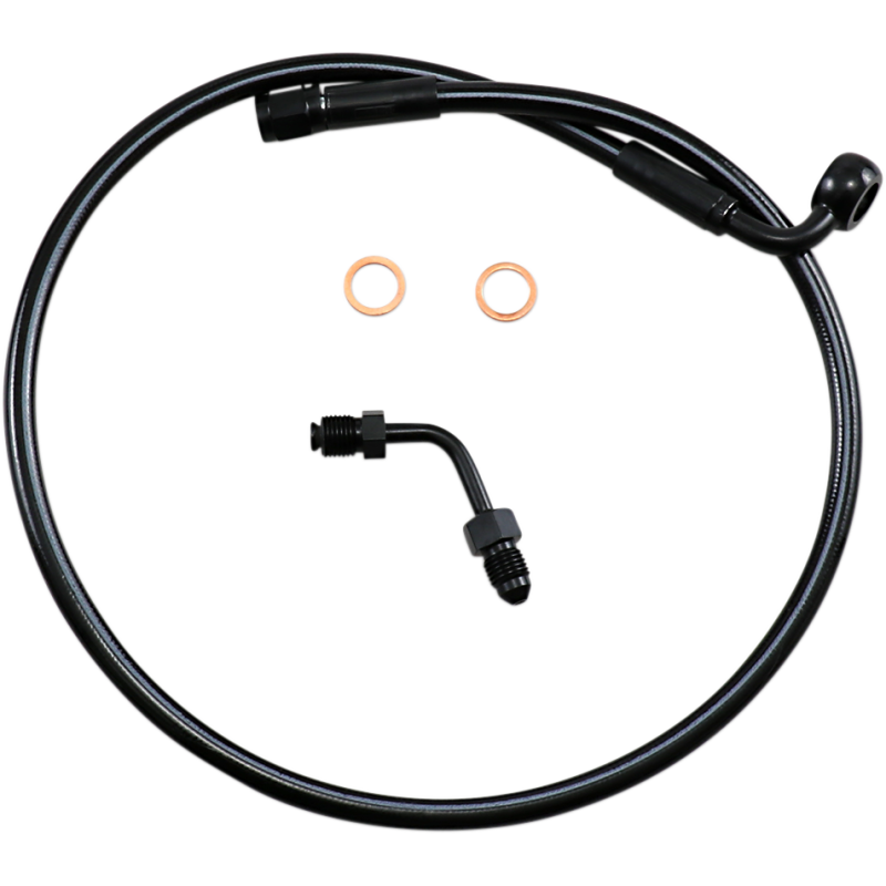 Brake Line - Upper with Adapter - Black