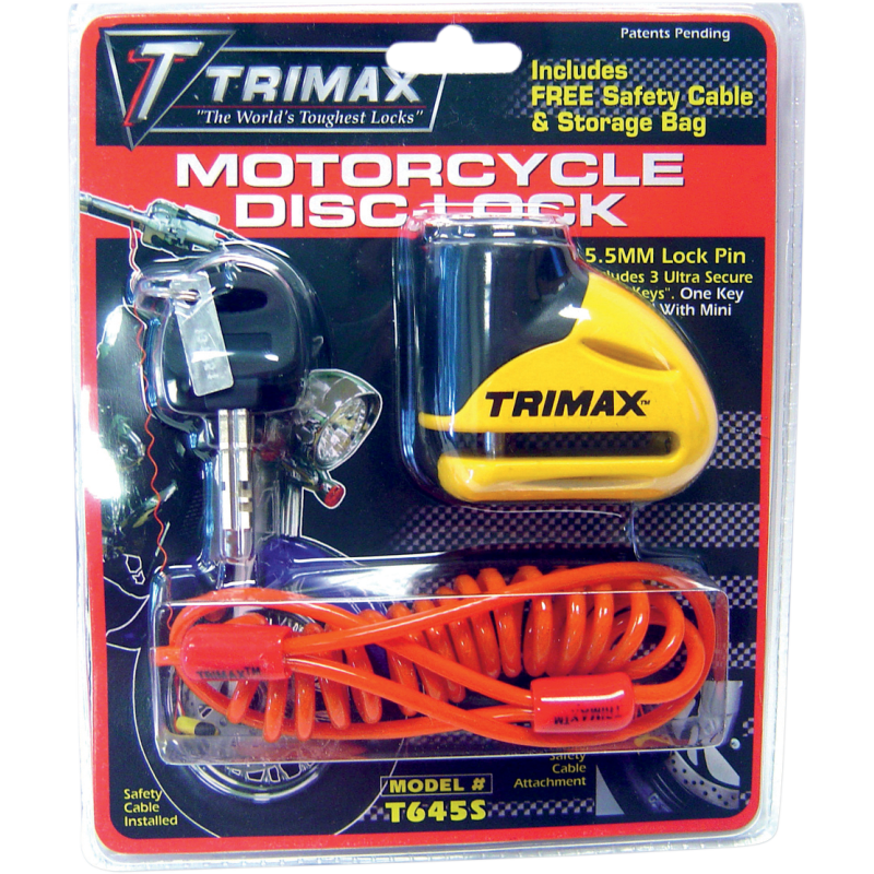 DISC LOCK YELLOW