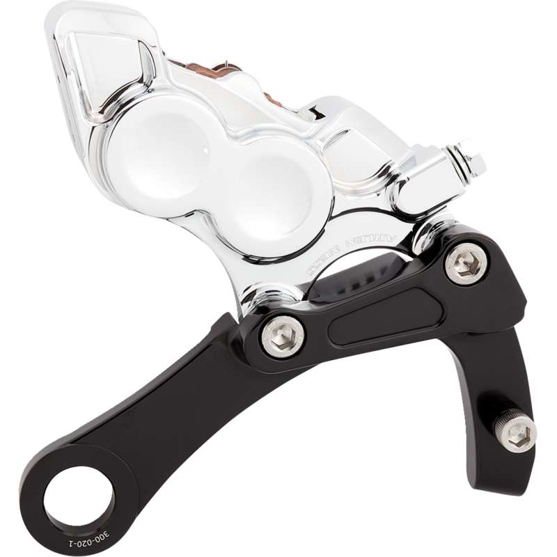 CALIPER REAR 4 PIST0N CHROME M8 SOFTAIL