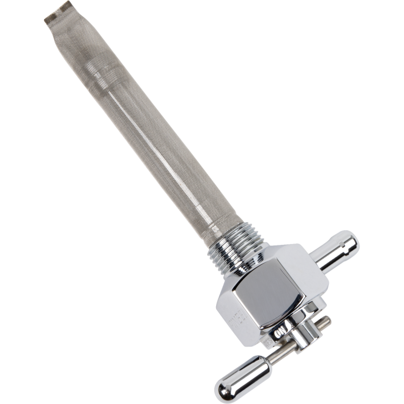 3/8NPT SMOOTH HEX 180DEG INWARD G/VALVE
