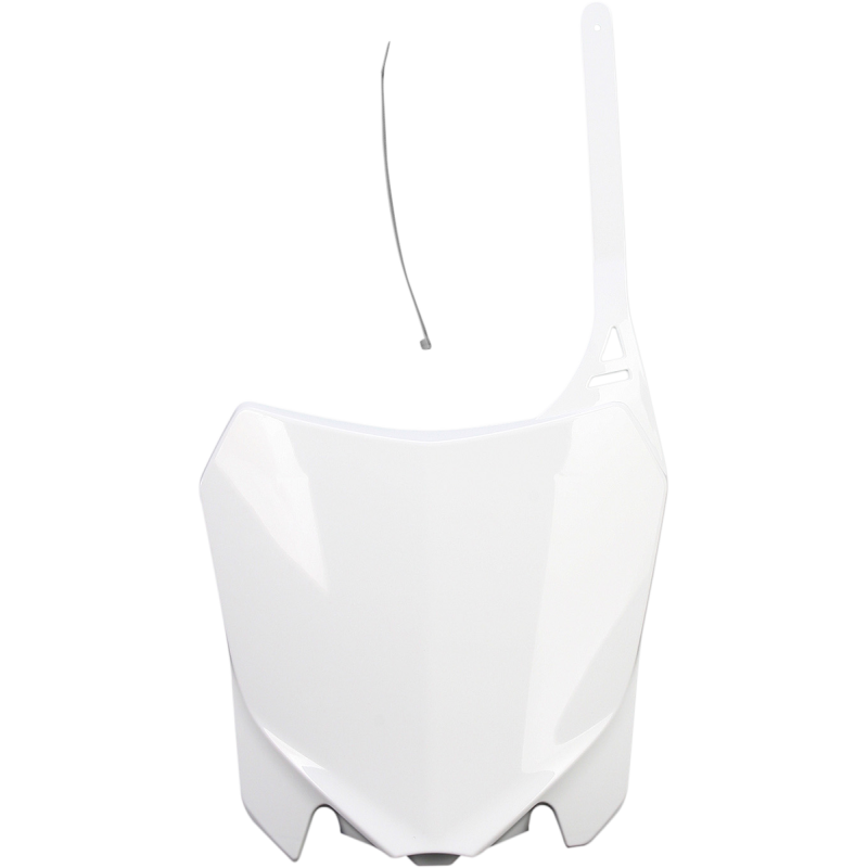 FRONT # PLATE CRF450 2013 WHITE