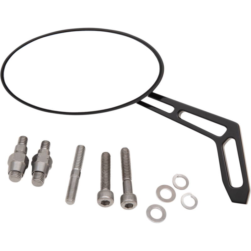 MIRROR WW OV LEFT BLACK