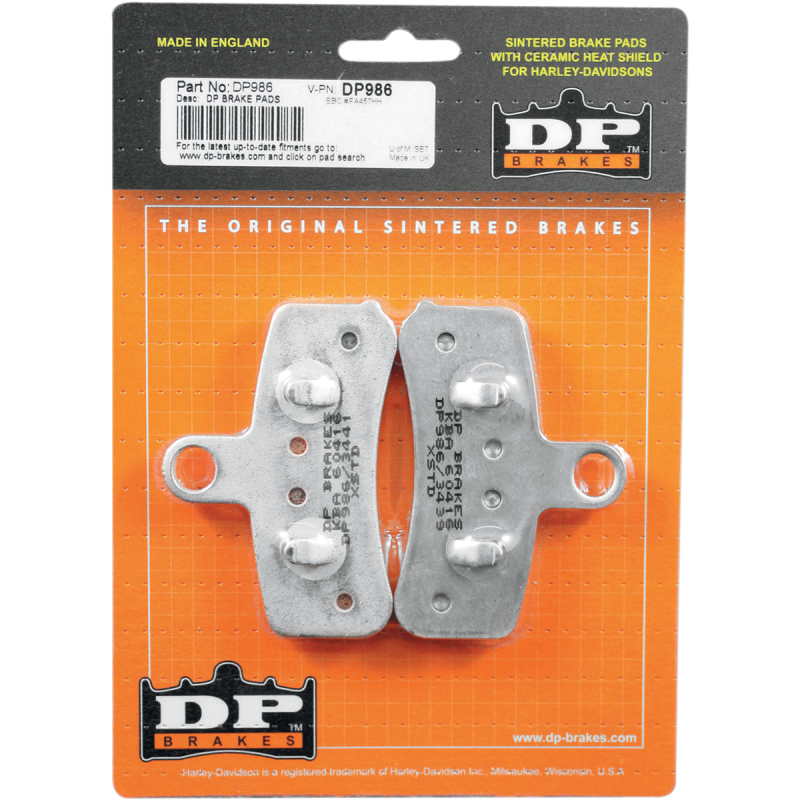 DP986 STANDARD COMPOUND BRAKE PAD SET
