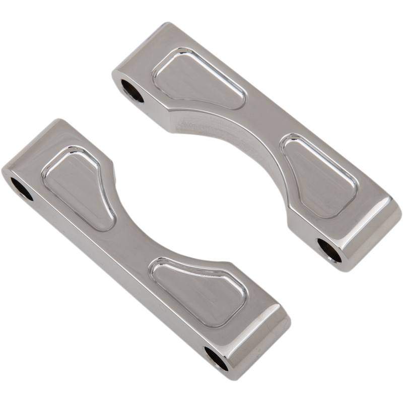 83-13 FLHT 16/18 CHR FRT FENDER BLOCKS