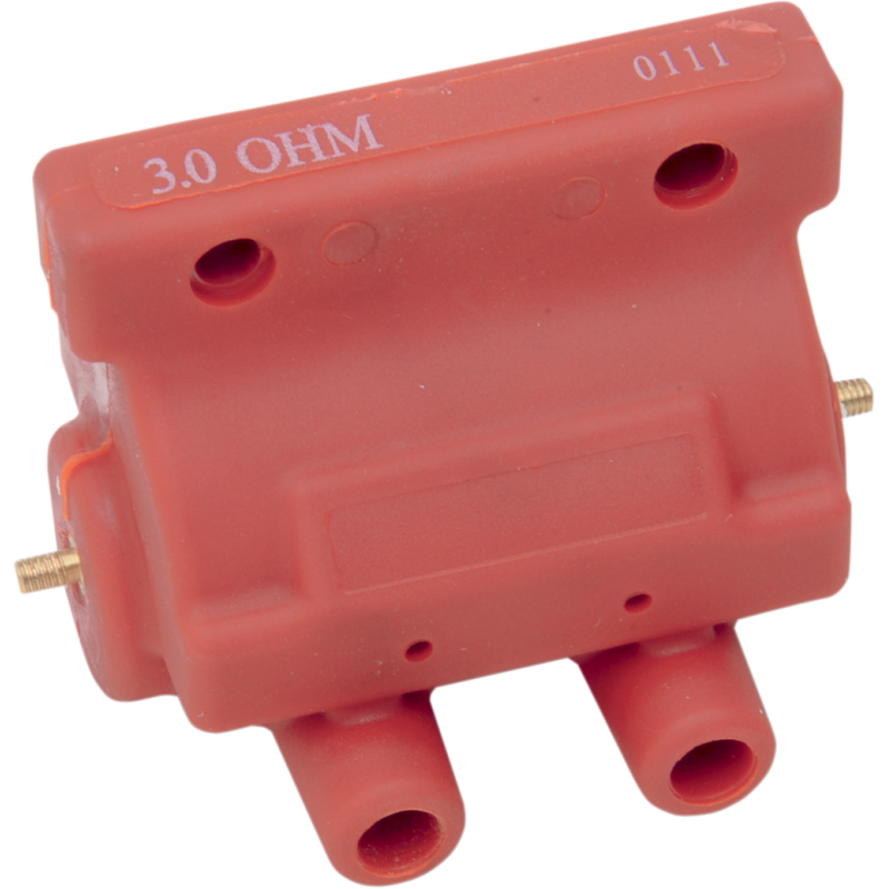 12 VOLT 3 OHM ELEC/DUAL COIL RED