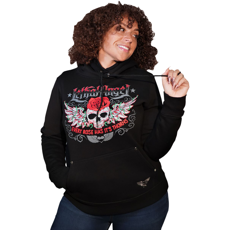 HOODY WM PULOV THRN BK SM