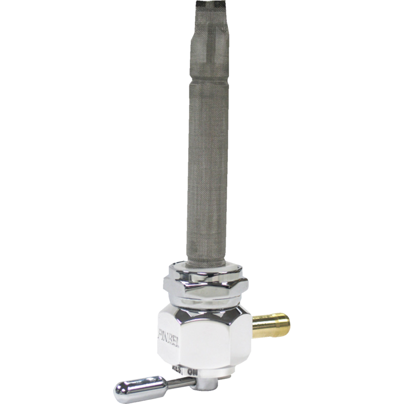 FUEL VALVE 22MM HEX 180 CHR