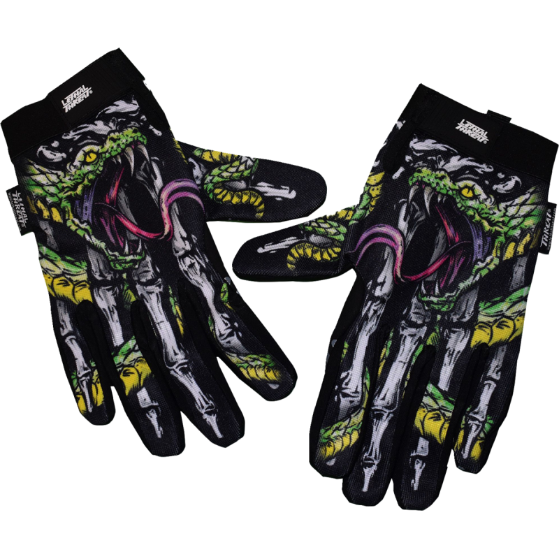 GLOVE SNAKEBITE BLK LG