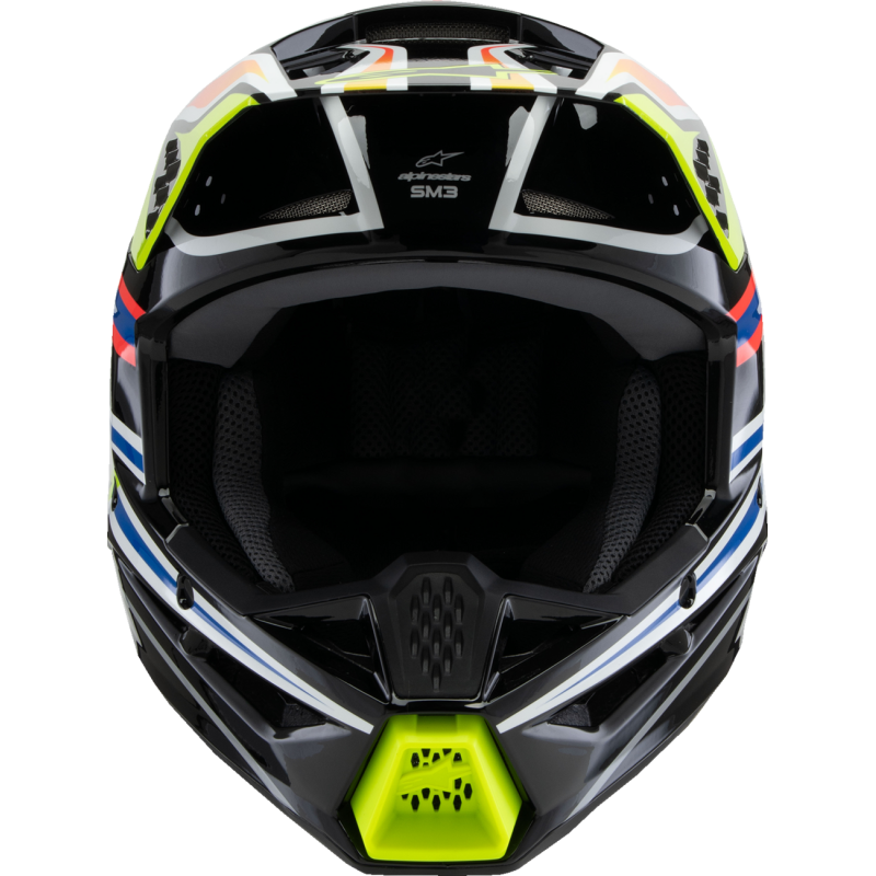 HELMET SM3 YTH WURX B/Y/BL/R S ECE06