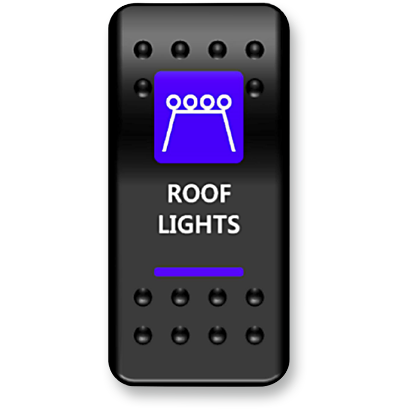 MOOSE BRANDED ROOF LIGHT SWITCH WITH BLUE LED